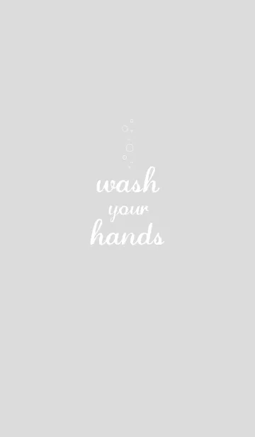 [LINE着せ替え] wash your handsの画像1