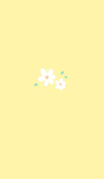 [LINE着せ替え] 黄色いお花の着せ替えの画像1