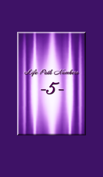 [LINE着せ替え] Life Path Numbers -5-Purpleの画像1