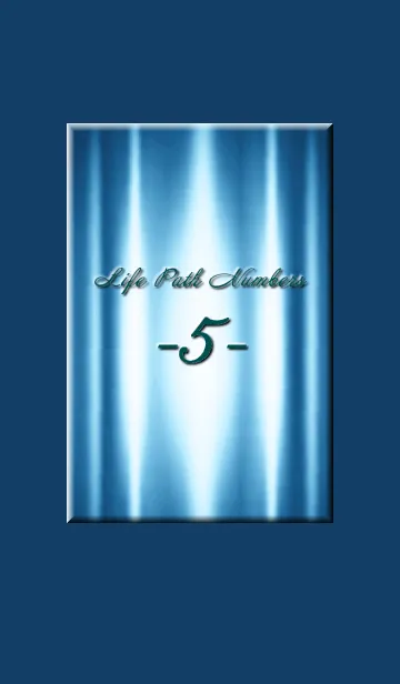 [LINE着せ替え] Life Path Numbers -5-Blueの画像1