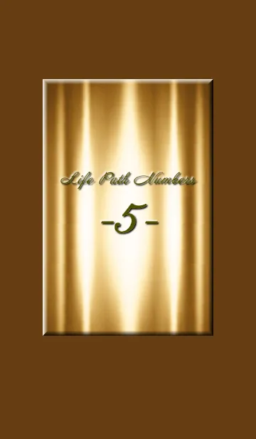 [LINE着せ替え] Life Path Numbers -5-Brownの画像1