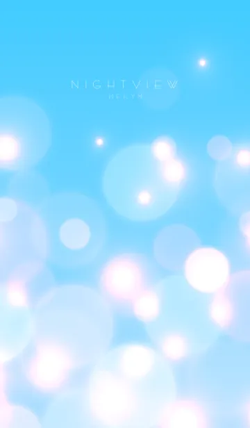 [LINE着せ替え] NIGHT VIEW -BLUE- 6の画像1