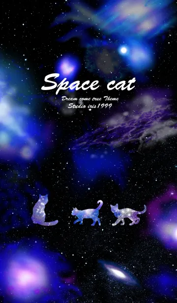 [LINE着せ替え] 宇宙の猫 Space catの画像1