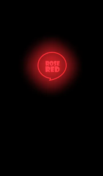 [LINE着せ替え] Rose Red Neon Theme v.5 (jp)の画像1