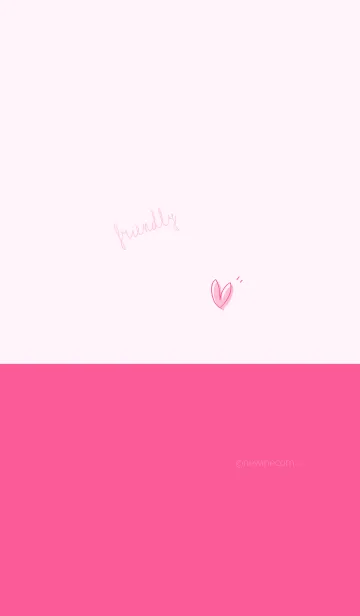 [LINE着せ替え] やさしい シンプル opera pinkの画像1