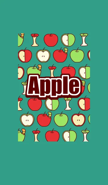 [LINE着せ替え] ごろごろりんごの画像1