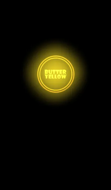 [LINE着せ替え] Butter Yellow Neon Theme v.6 (jp)の画像1