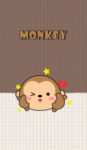 Minamal Monkey Theme (jp)の着せ替えメイン画像