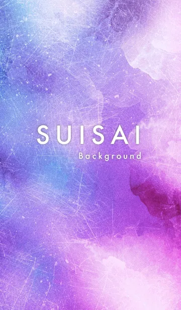 [LINE着せ替え] SUISAI[07] : (ネオン) Blue ＆ Pinkの画像1