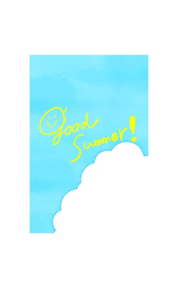 [LINE着せ替え] good summer！ in the sky 01の画像1