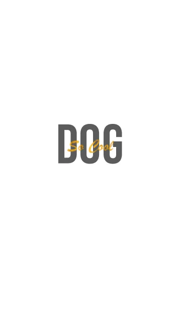 【シンプル】ホワイトと犬の肉球と文字の着せ替えメイン画像