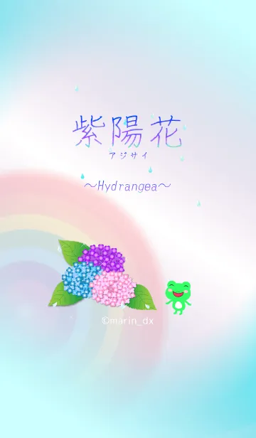 [LINE着せ替え] 3-2 紫陽花(あじさい) 〜Hydrangea〜の画像1