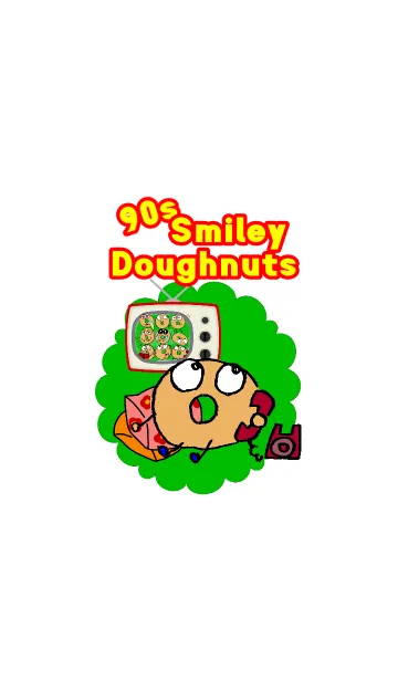 [LINE着せ替え] ドーナツくん1990年代にいくの画像1