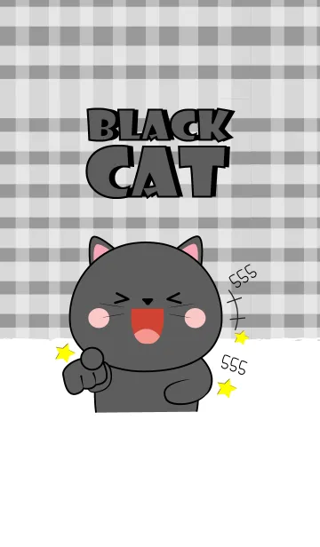 [LINE着せ替え] I 'm Cute Black Cat (jp)の画像1