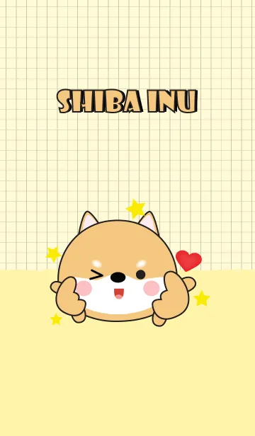 [LINE着せ替え] Minamal Shiba Inu Theme (jp)の画像1