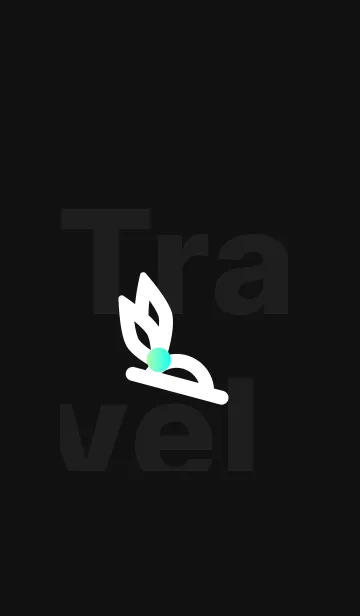 [LINE着せ替え] Travel Air - Black Themeの画像1