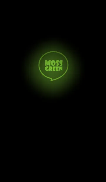 [LINE着せ替え] Moss Green Neon Theme v.5 (jp)の画像1