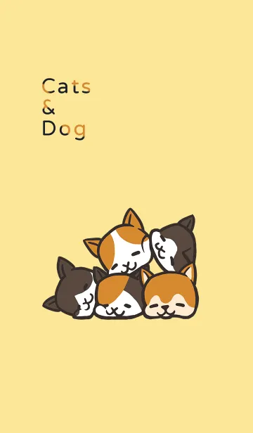 [LINE着せ替え] Cats ＆ Dogの画像1