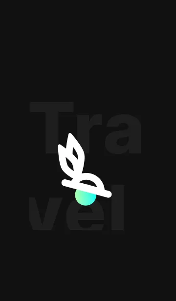 [LINE着せ替え] Travel Air O - Black Themeの画像1