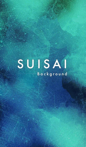 [LINE着せ替え] SUISAI [14] : Green ＆ Blueの画像1