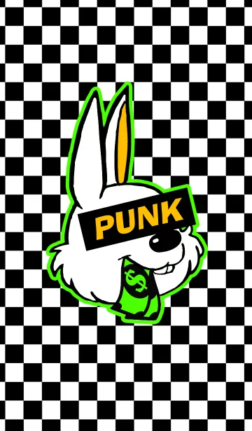 [LINE着せ替え] パンク ラビット 23の画像1