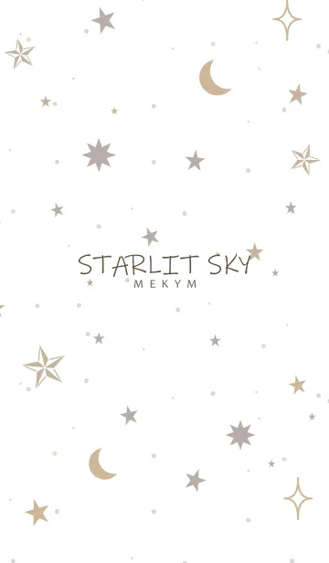[LINE着せ替え] SIMPLE STARLIT SKY -MEKYM- 14の画像1