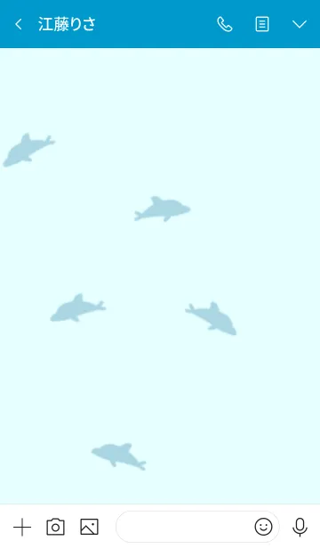 [LINE着せ替え] イルカショーの画像3