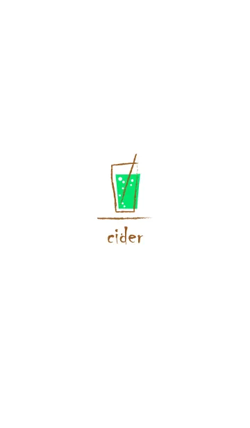 [LINE着せ替え] Cider*Greenの画像1