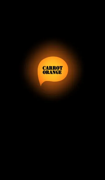 [LINE着せ替え] Carrot Orange In Black Vr.2 (jp)の画像1