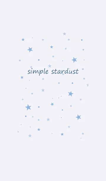 [LINE着せ替え] simple stardust**light blueの画像1