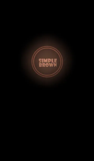 [LINE着せ替え] Brown Neon Theme v.6 (jp)の画像1