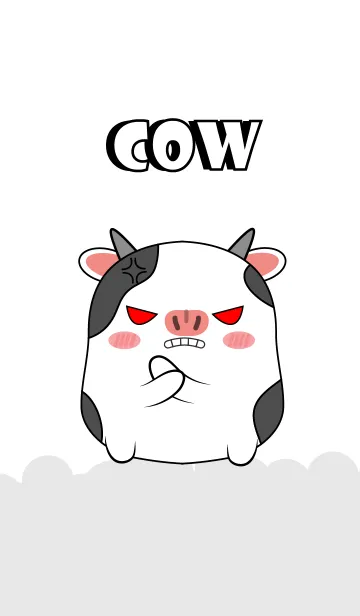 [LINE着せ替え] Emotion Angry Cow (jp)の画像1