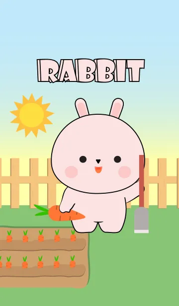 [LINE着せ替え] Oh！ Cute Pink Rabbit Theme (jp)の画像1