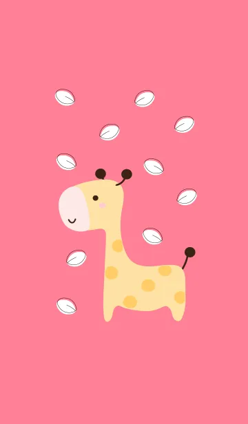 [LINE着せ替え] Cute giraffe 56 ^^の画像1