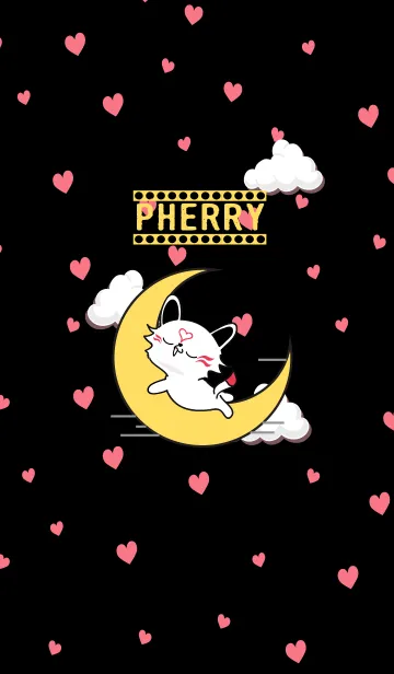 [LINE着せ替え] Pherry - The Fortune Dog (White Theme)の画像1