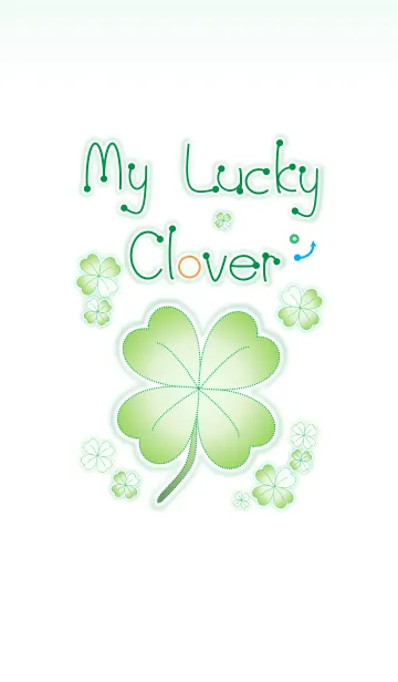 [LINE着せ替え] My Lucky Clover 2.1！ (Green V.2)の画像1