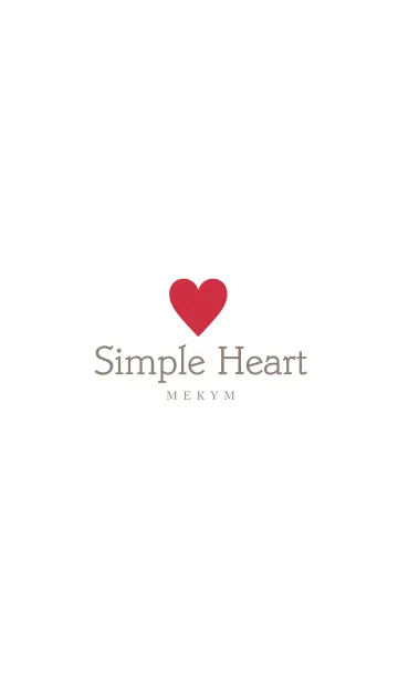 [LINE着せ替え] SIMPLE HEART 11 -LOVE-の画像1