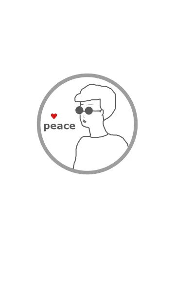 [LINE着せ替え] PEACE BOY#00の画像1