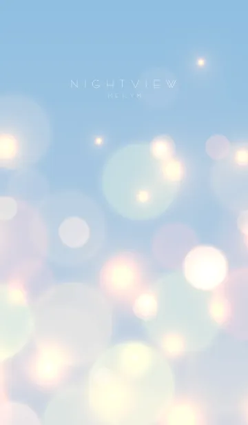 [LINE着せ替え] NIGHT VIEW -BLUE- 8の画像1