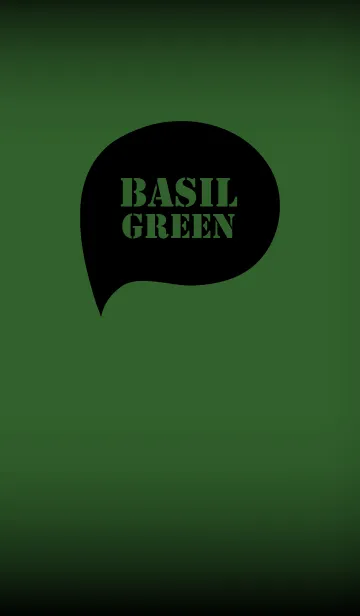 [LINE着せ替え] Basil Green And Black Vr.2 (jp)の画像1