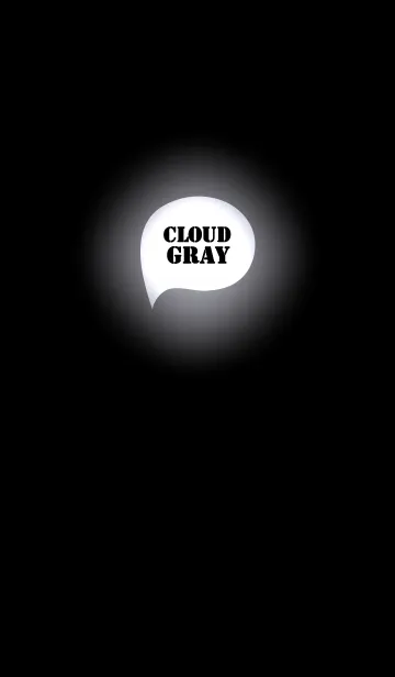 [LINE着せ替え] Cloud Gray In Black Vr.2 (jp)の画像1