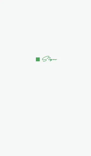 [LINE着せ替え] 緑 : シンプルな英字着せ替えの画像1