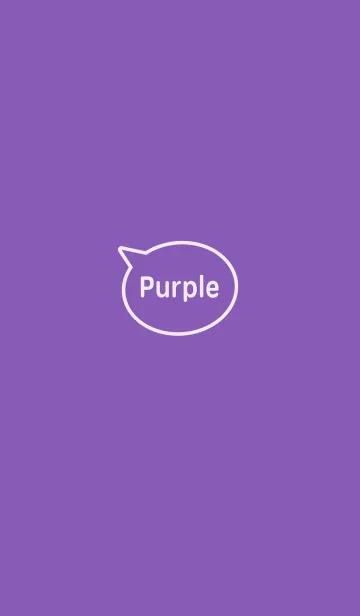 [LINE着せ替え] シンプル パープル [紫] No.1-5の画像1