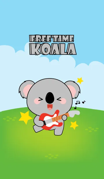 [LINE着せ替え] Free Time Koala Theme (jp)の画像1