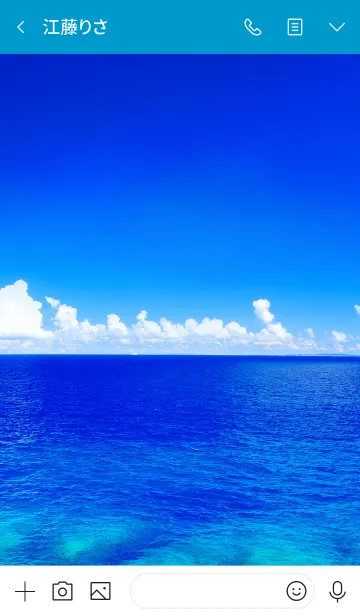 [LINE着せ替え] 心を癒す夏の海♪の画像3