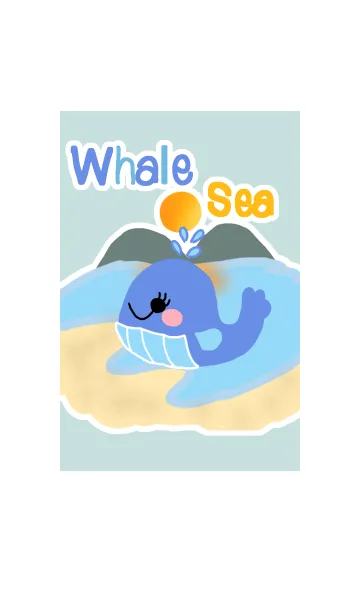 [LINE着せ替え] Whale and seaの画像1