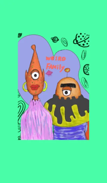 [LINE着せ替え] Weird alienの画像1
