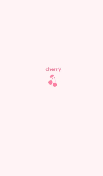 [LINE着せ替え] mini cherry** (#pink2)の画像1