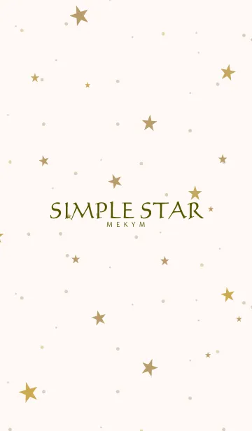 [LINE着せ替え] SIMPLE STAR 37 -NATURAL YELLOW-の画像1