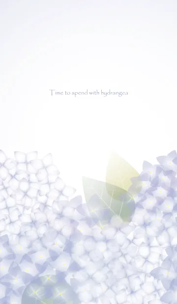 Time to spend with hydrangeaの着せ替えメイン画像